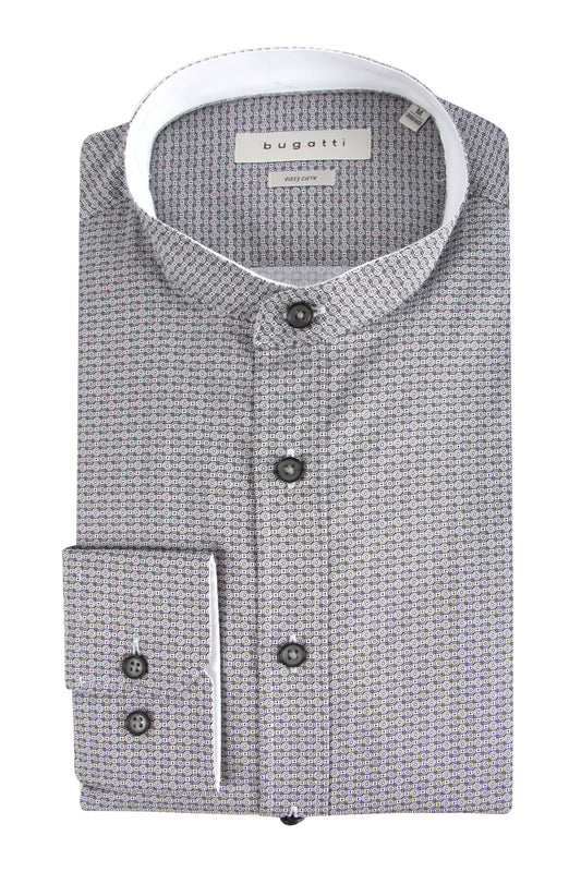 Bugatti Nehru Casual Shirt Grey