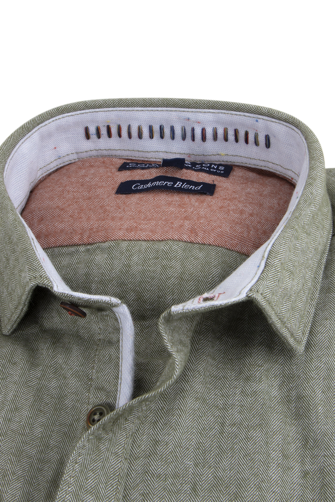 Colours & Sons Casual Shirt Green