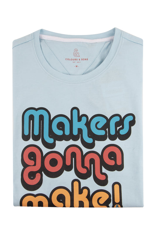 Colours & Sons Tyson Tee Light Blue