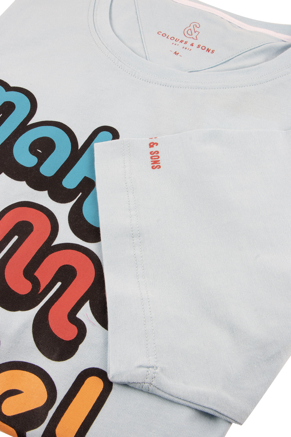 Colours & Sons Tyson Tee Light Blue