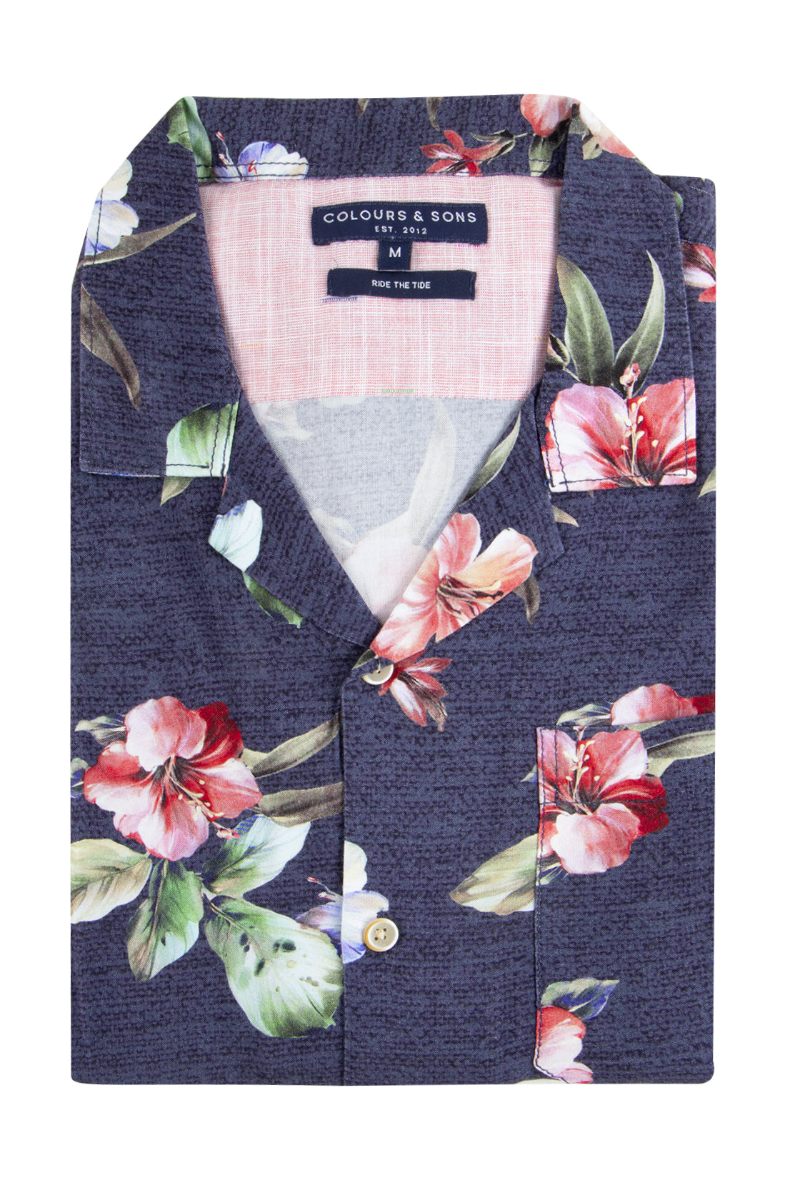 Colours & Sons Oxford Flower Print Shirt