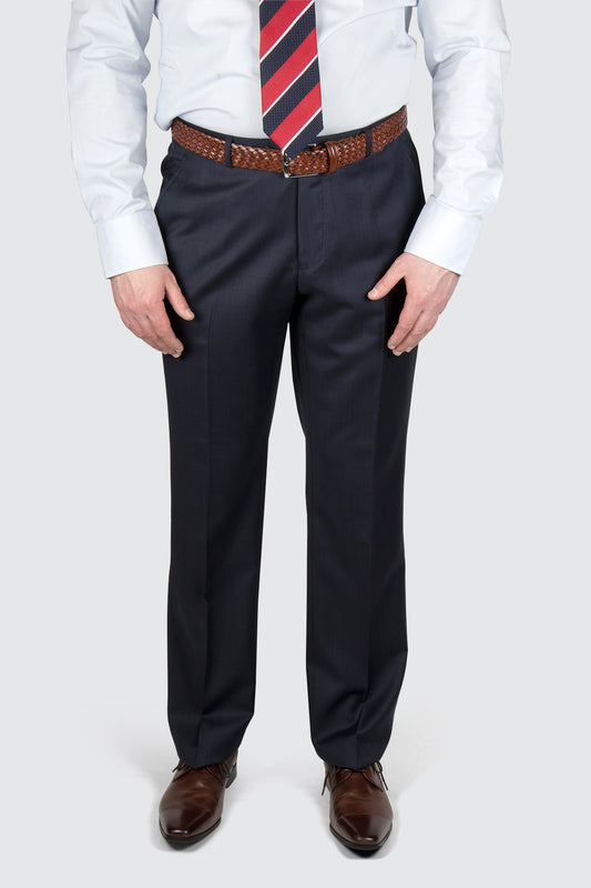 Routleys Lyon Trouser Birdseye Navy