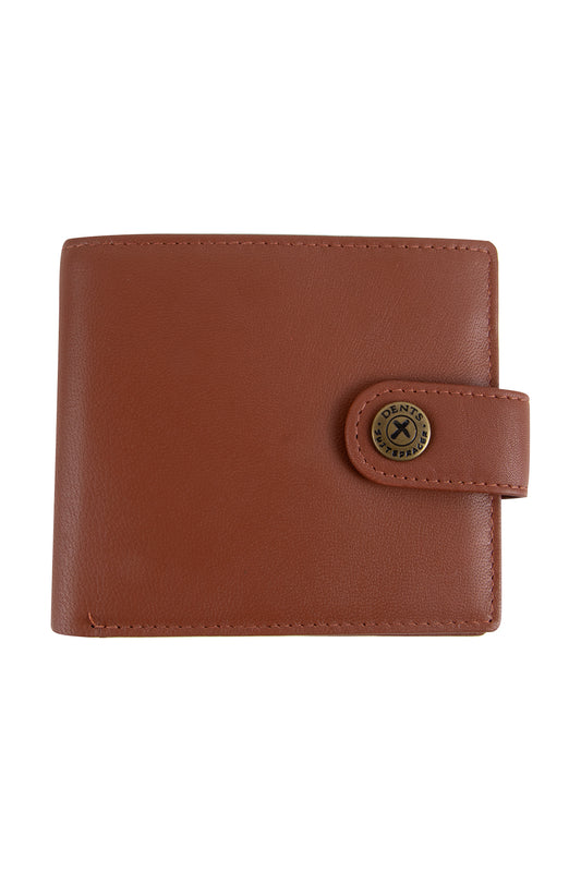Dents Leather Billfold Wallet Tan/Black