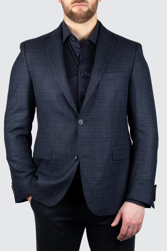 Eduard Dressler Merano Wool Sportscoat Navy