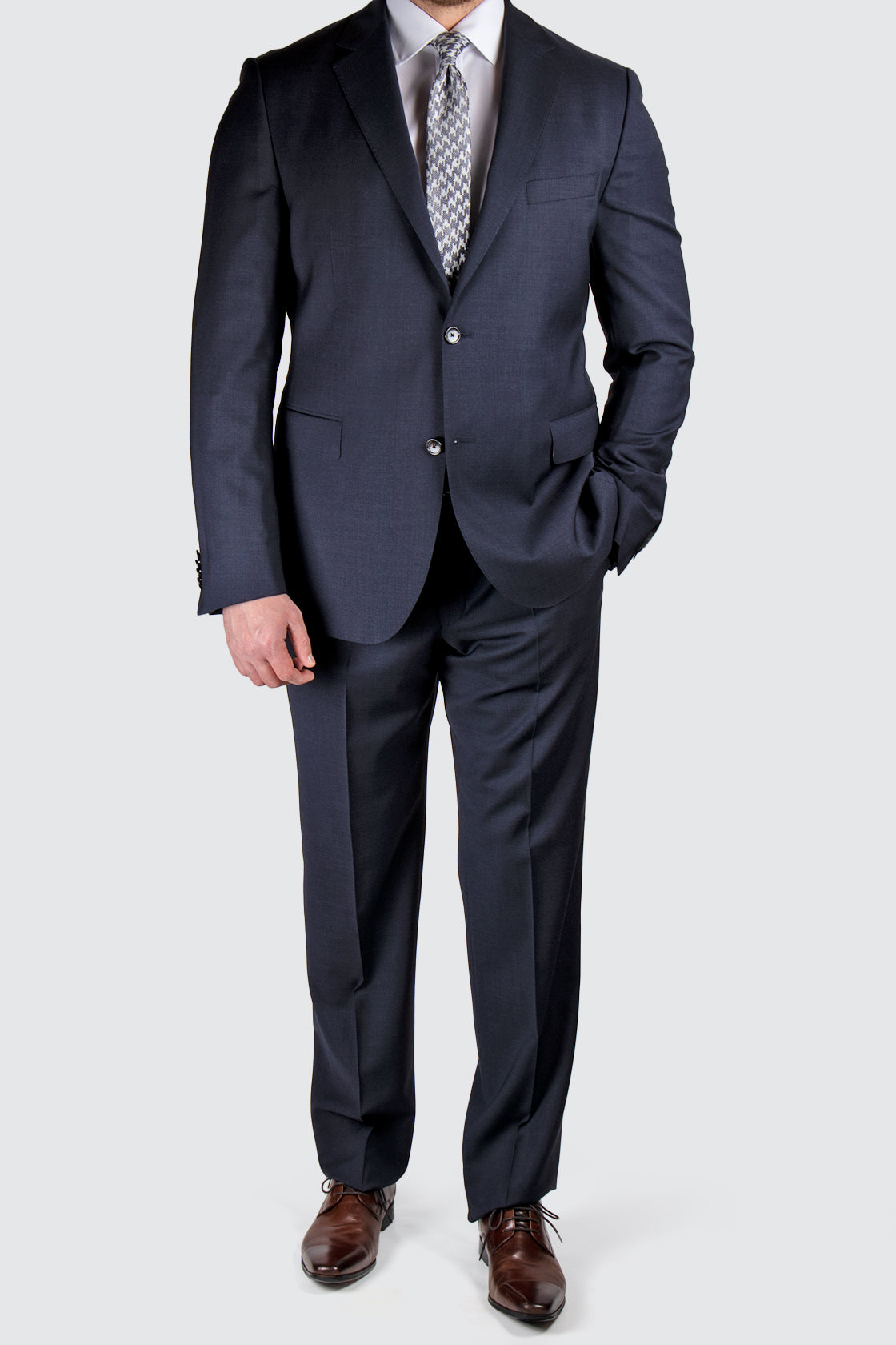 Eduard Dressler Sean Jim Suit Navy