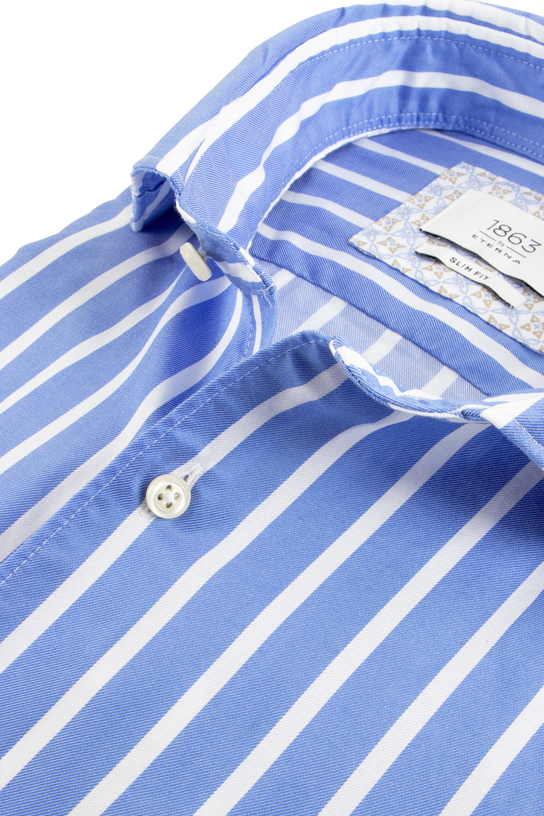 Eterna Business Shirt Light Blue Stripe