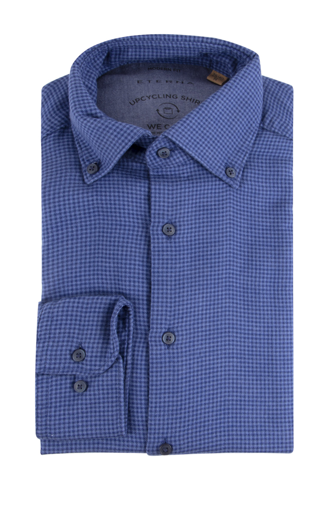 Eterna Modern Eco Business Shirt Blue