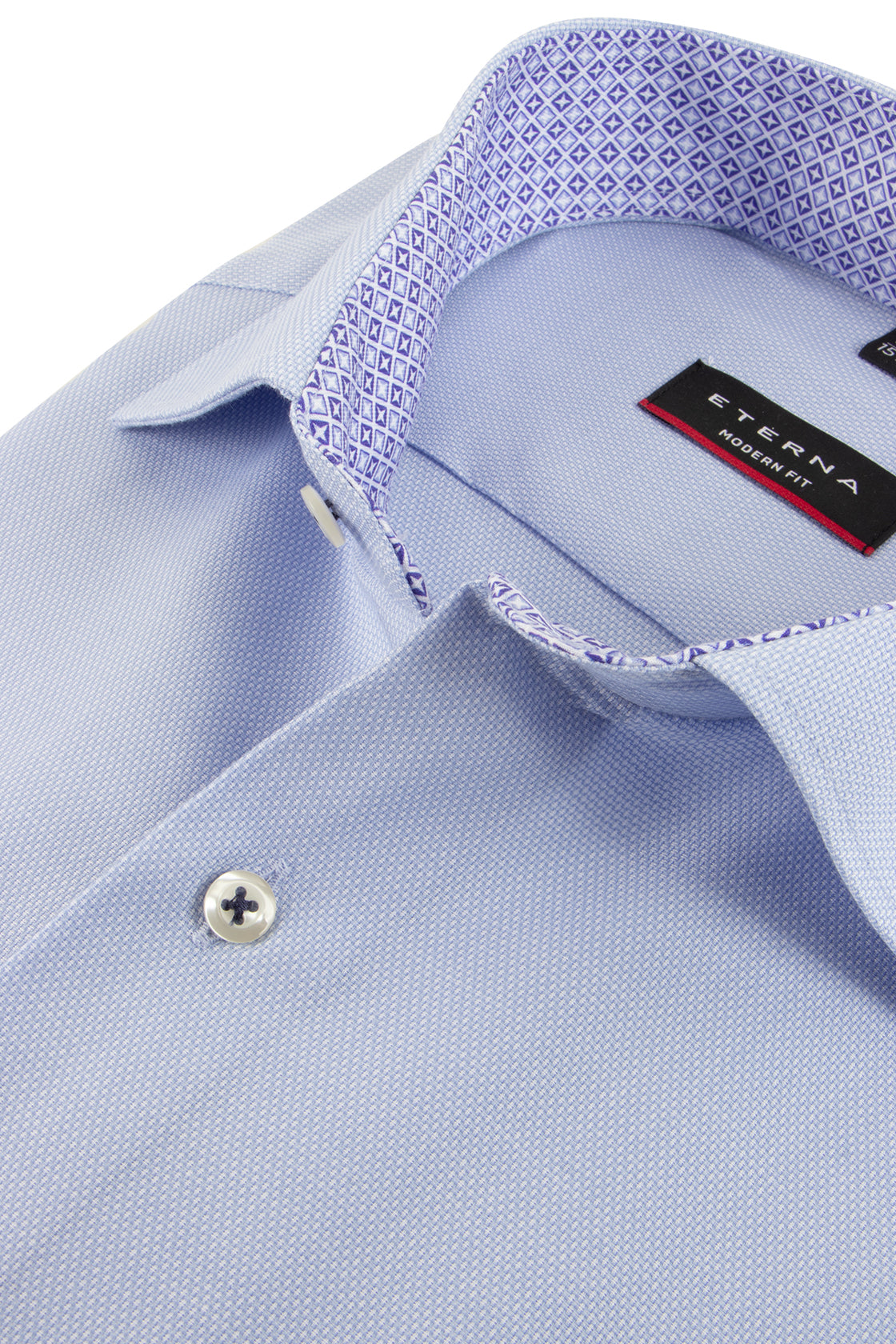 Eterna Modern Fit Business Shirt Blue