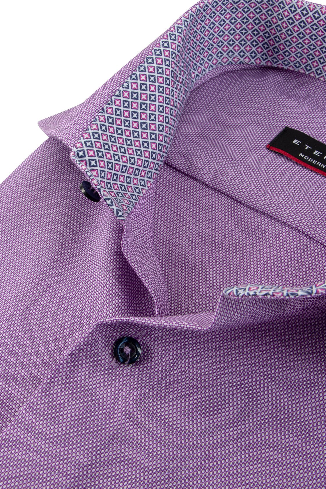 Eterna Modern Fit Business Shirt Purple