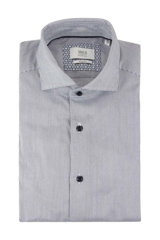 Eterna Slim Business Shirt Navy