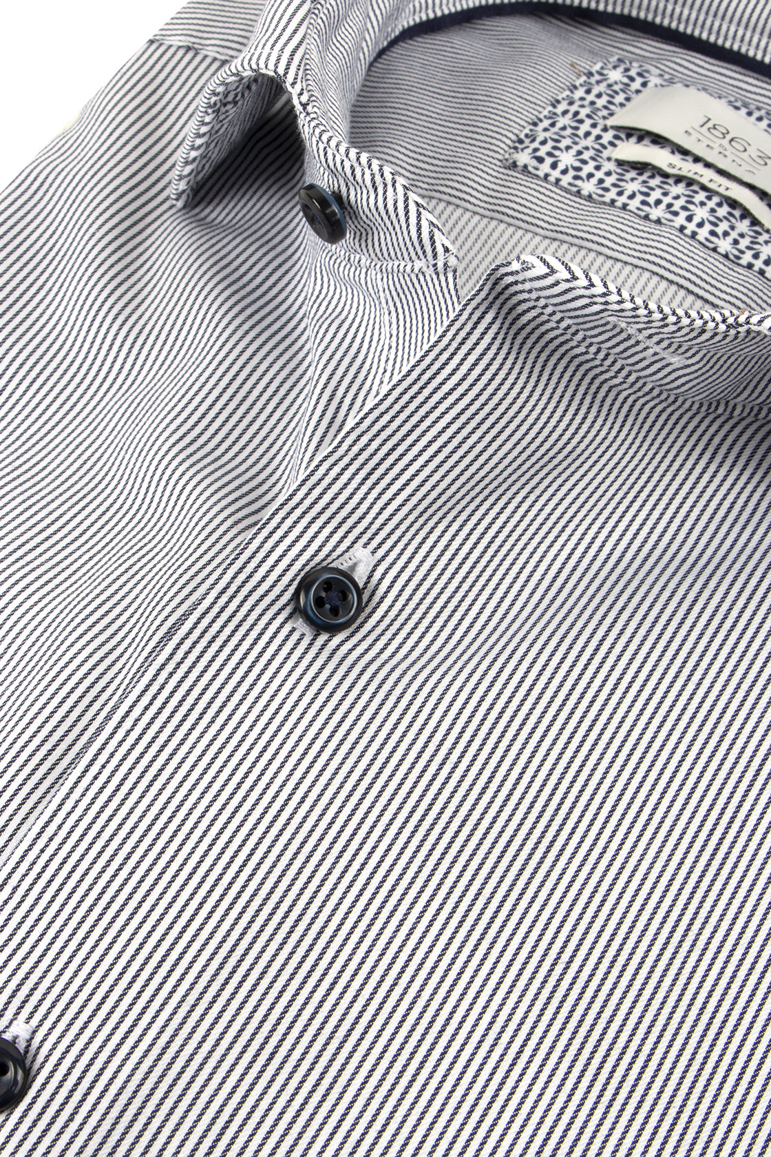 Eterna Slim Business Shirt Navy