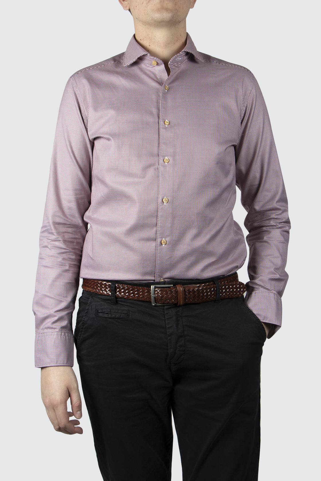 Eterna Slim Business Shirt Red