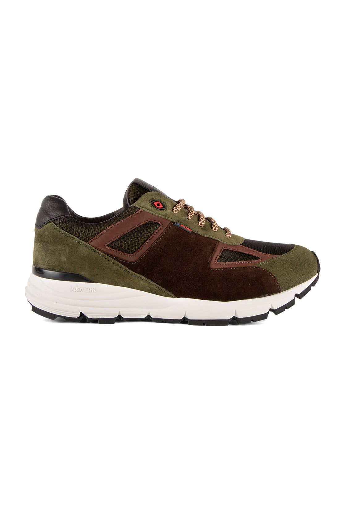 Exton Canvas Runner Green/Brown