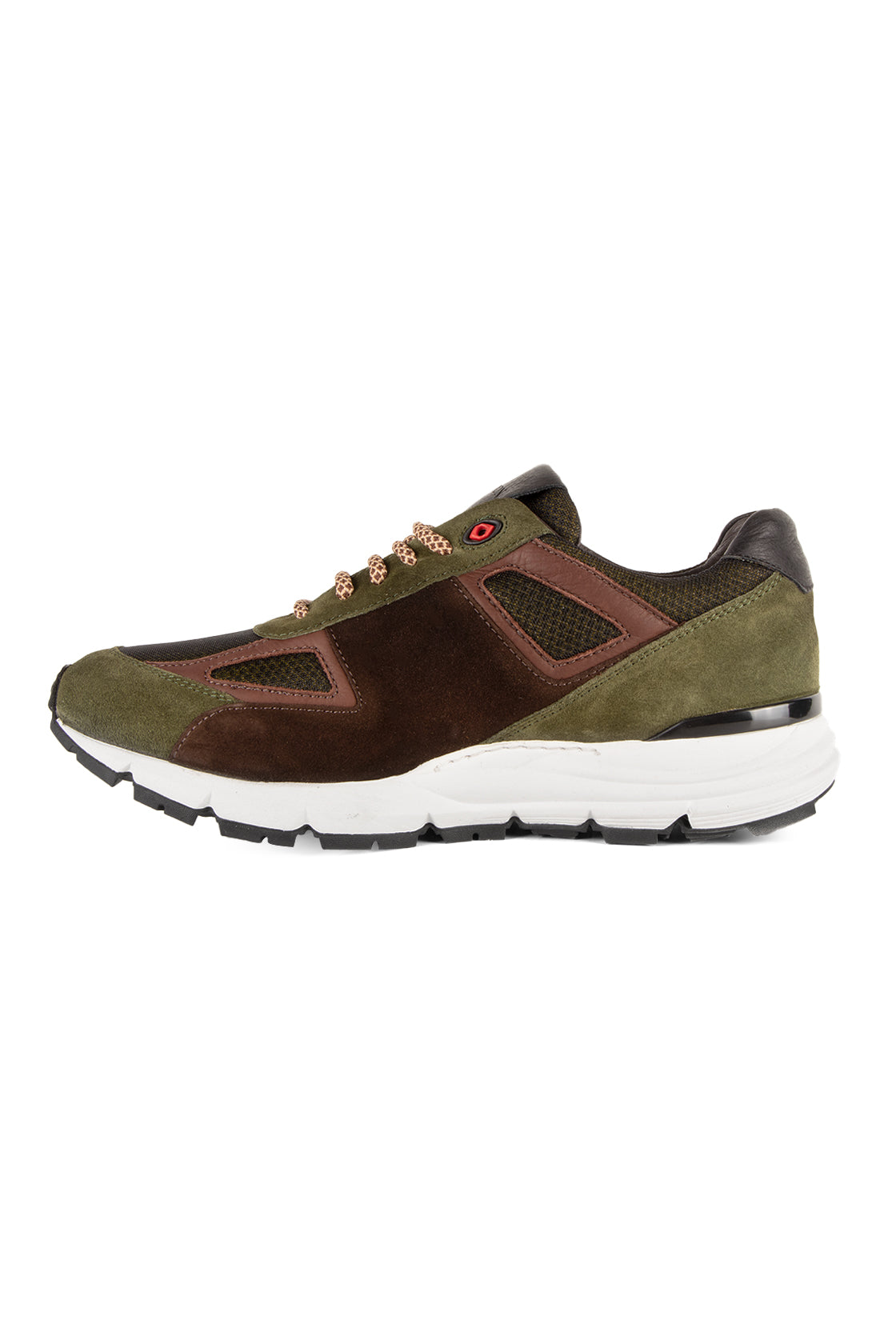 Exton Canvas Runner Green/Brown