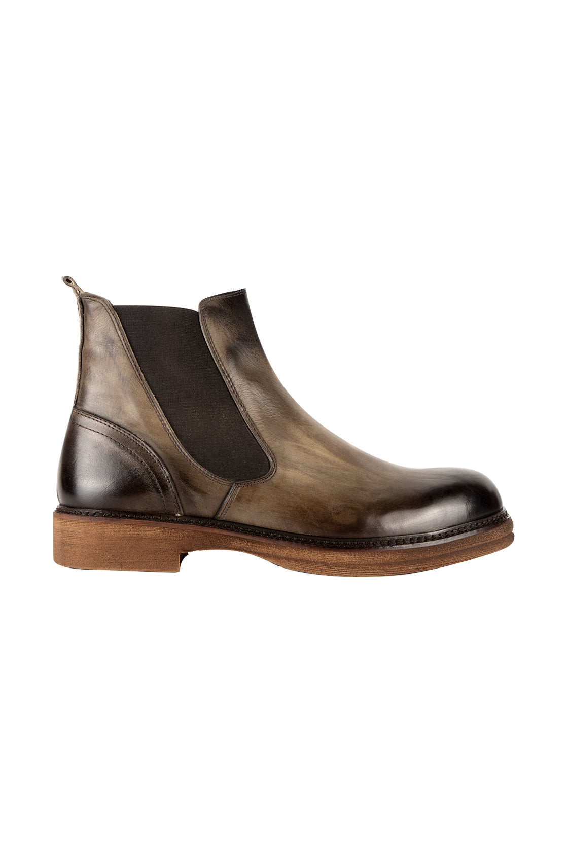 Green sales chelsea boots