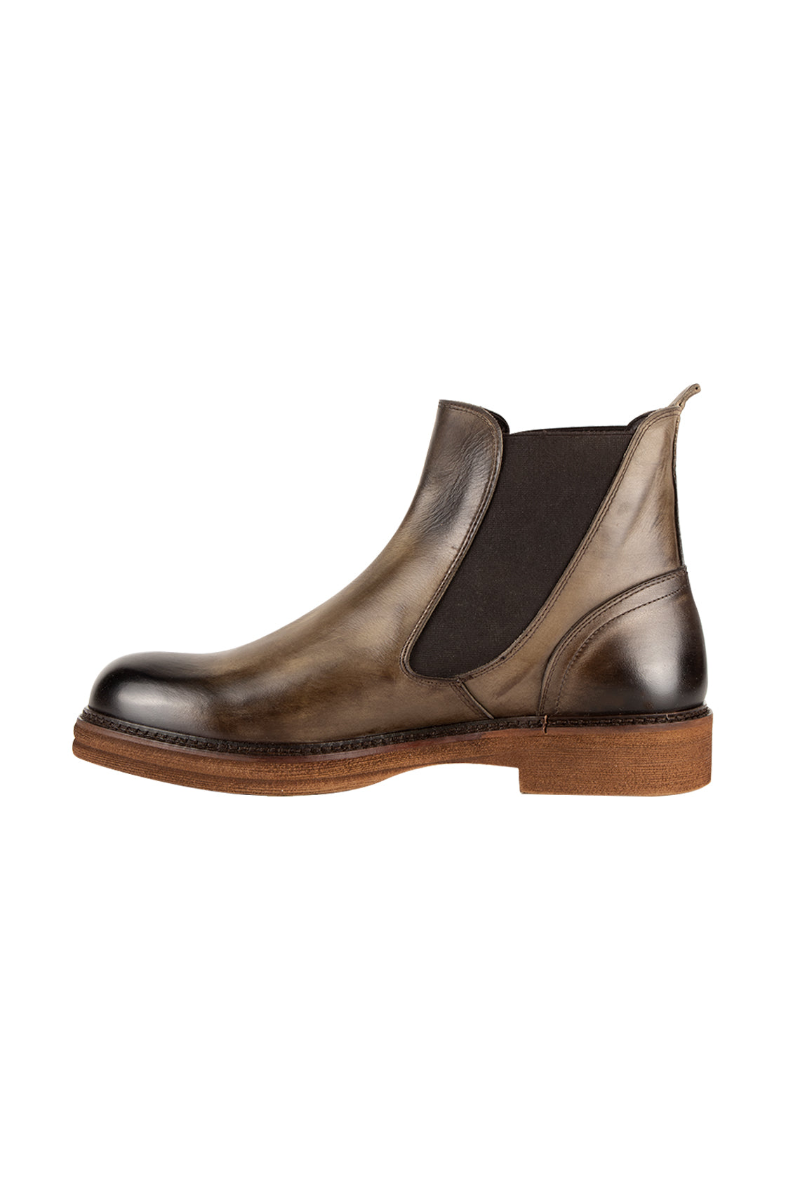Exton Leather Chelsea Boot Green