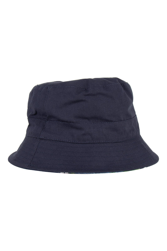 Failsworth Reversible Cotton Bucket Hat Navy