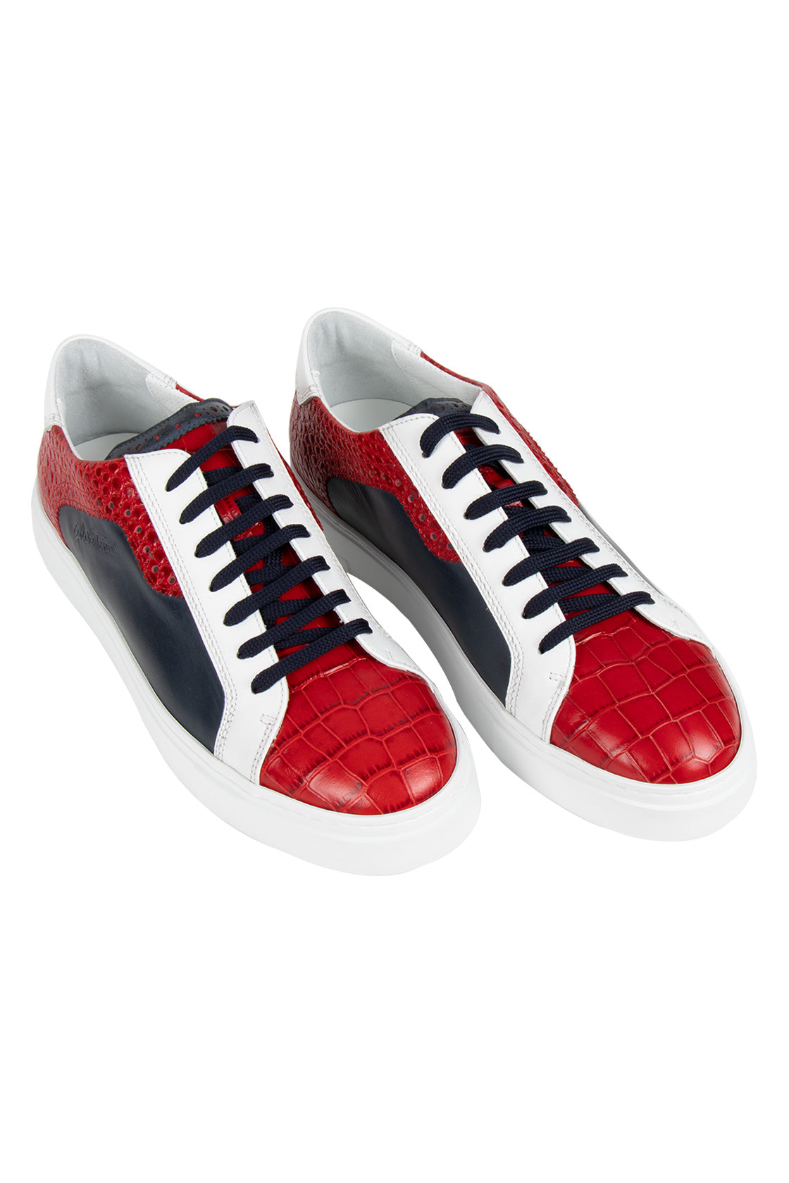 Galizio Torresi Lace Sneaker Red/Wht/Blue