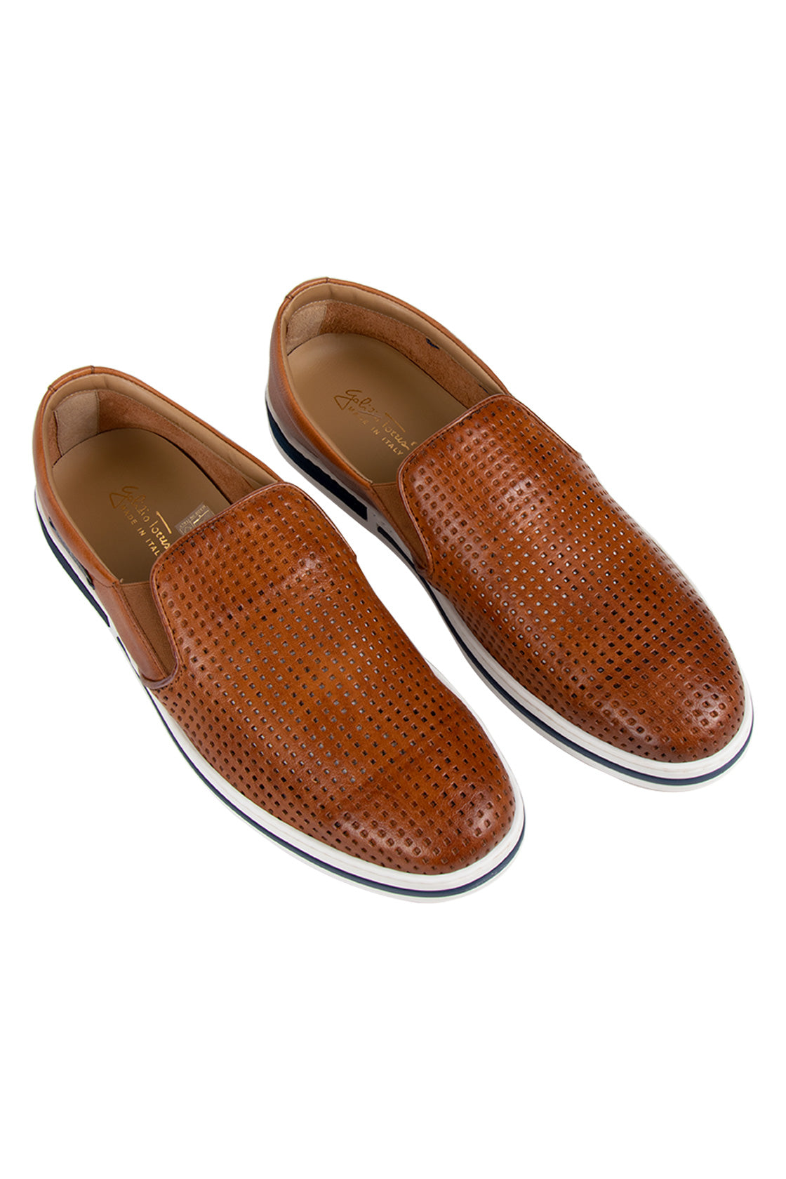 Galizio Torresi Leather Loafer Cognac