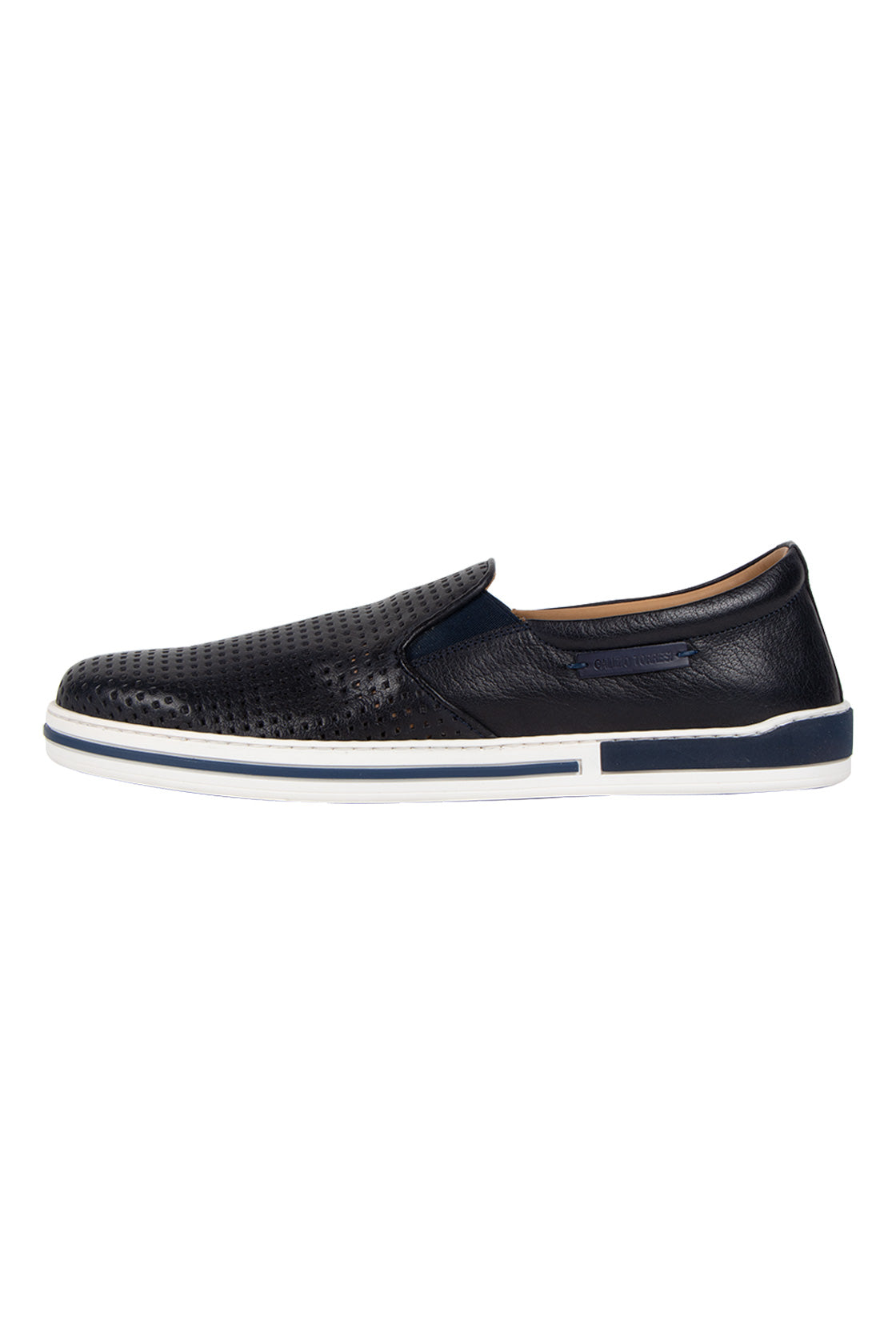Galizio Torresi Leather Loafer Denim