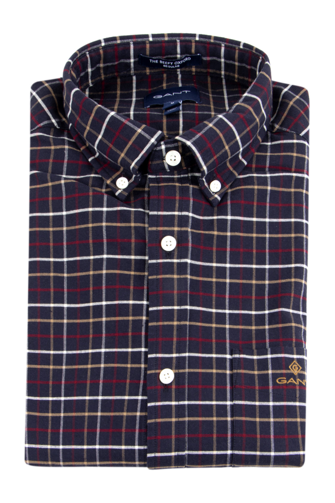 gant red check shirt