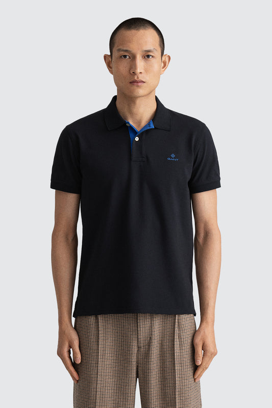 Gant Pique SS Rugger Black