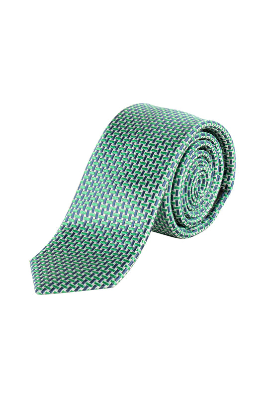 Hemley 6cm Tie Green/Blue