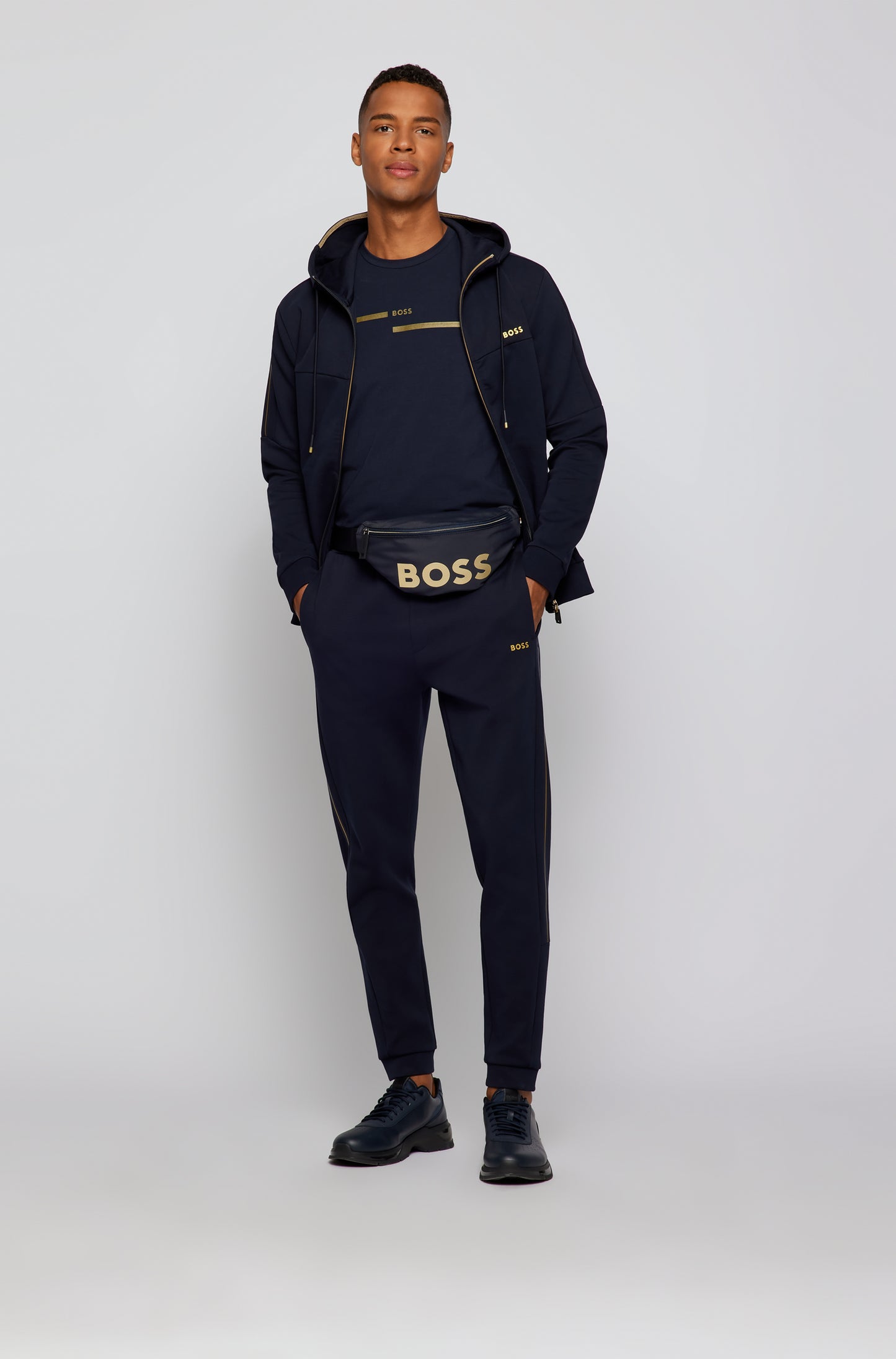 Hugo Boss Hadiko Trackpants Dark Blue