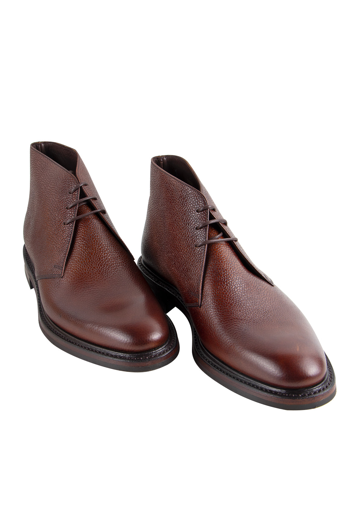 Loake Lytham Lace Leather Boot Oxblood