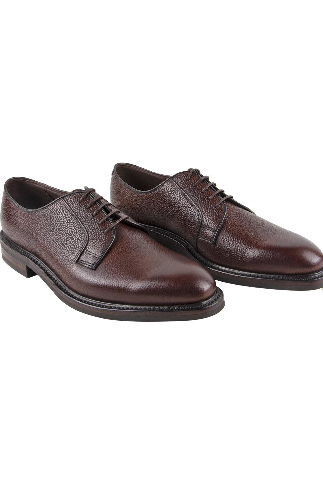 Loake Troon Burnished Calf Leather Shoe Rosewood