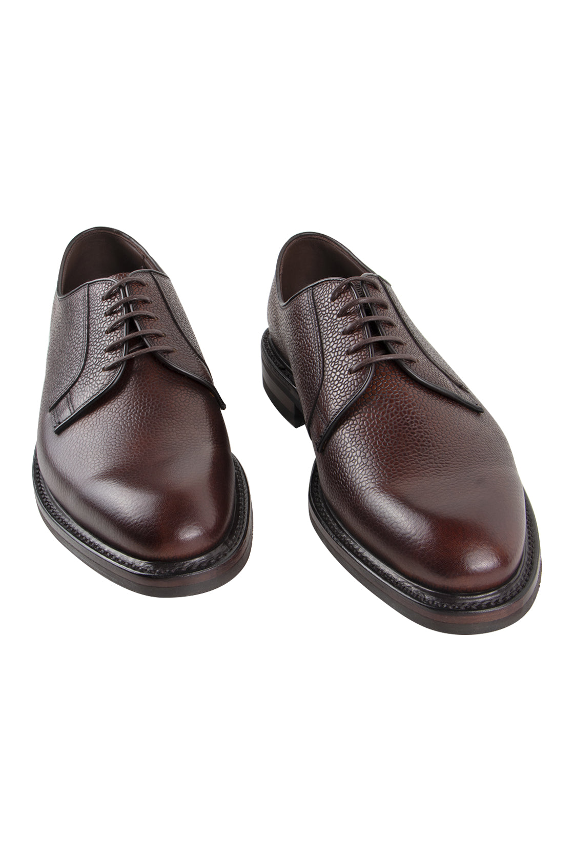 Loake Troon Burnished Calf Leather Shoe Rosewood