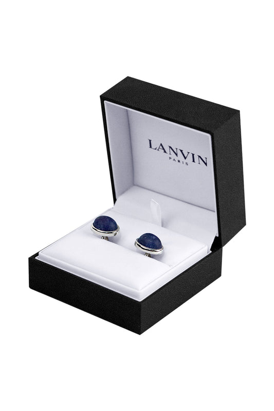 Lanvin Rhodium Soladite Cufflinks