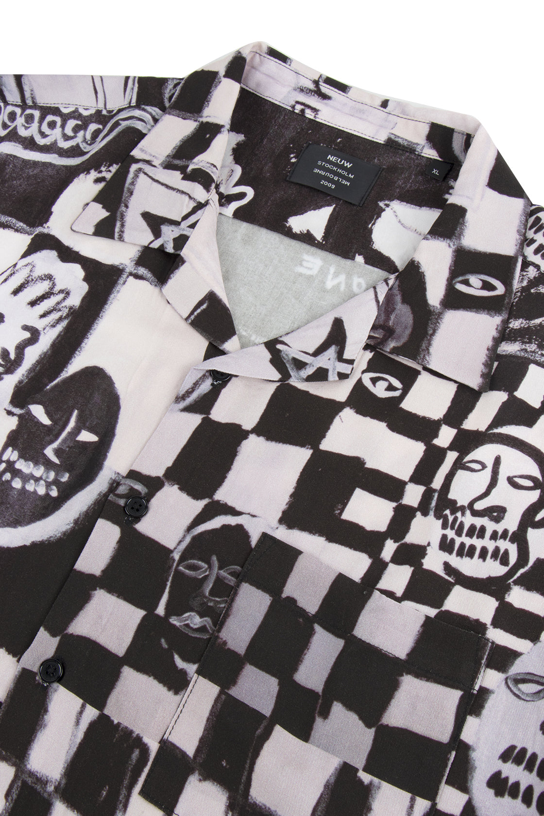 Neuw Pino Art Short Sleeve Shirt Black Art