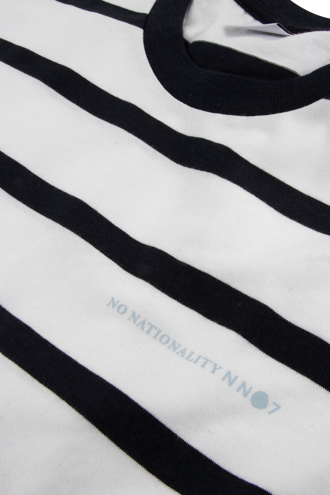 NN07 Aspen Stripe Tee Blue