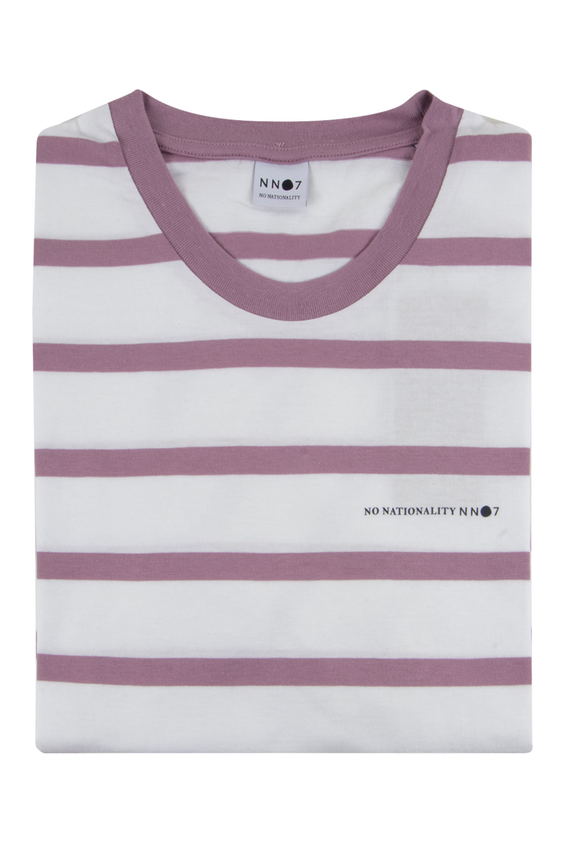NN07 Aspen Stripe Tee Lotus