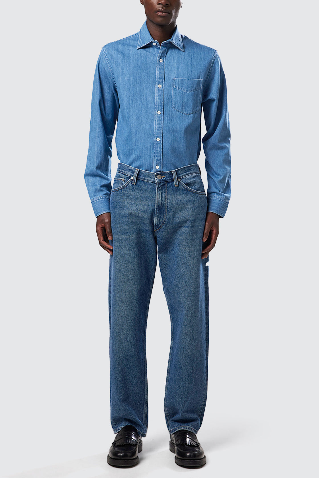 NN07 Errico Shirt Indigo