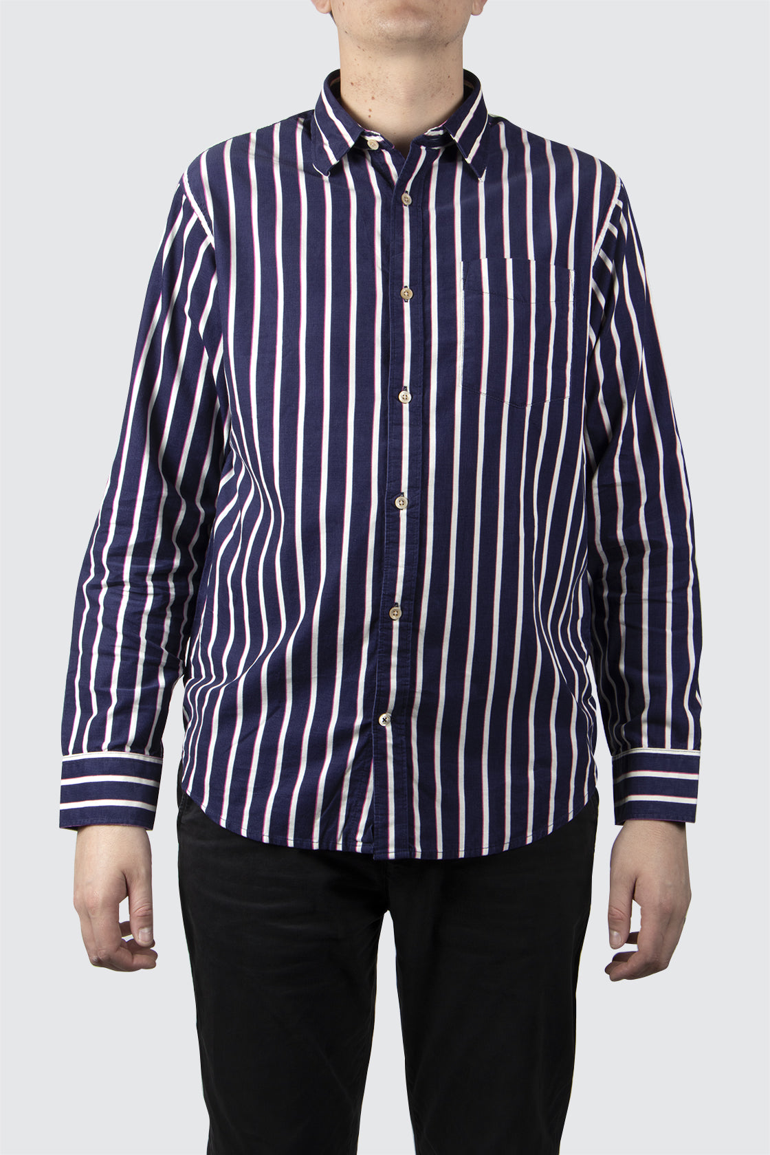 NN07 Errico LS Striped Shirt