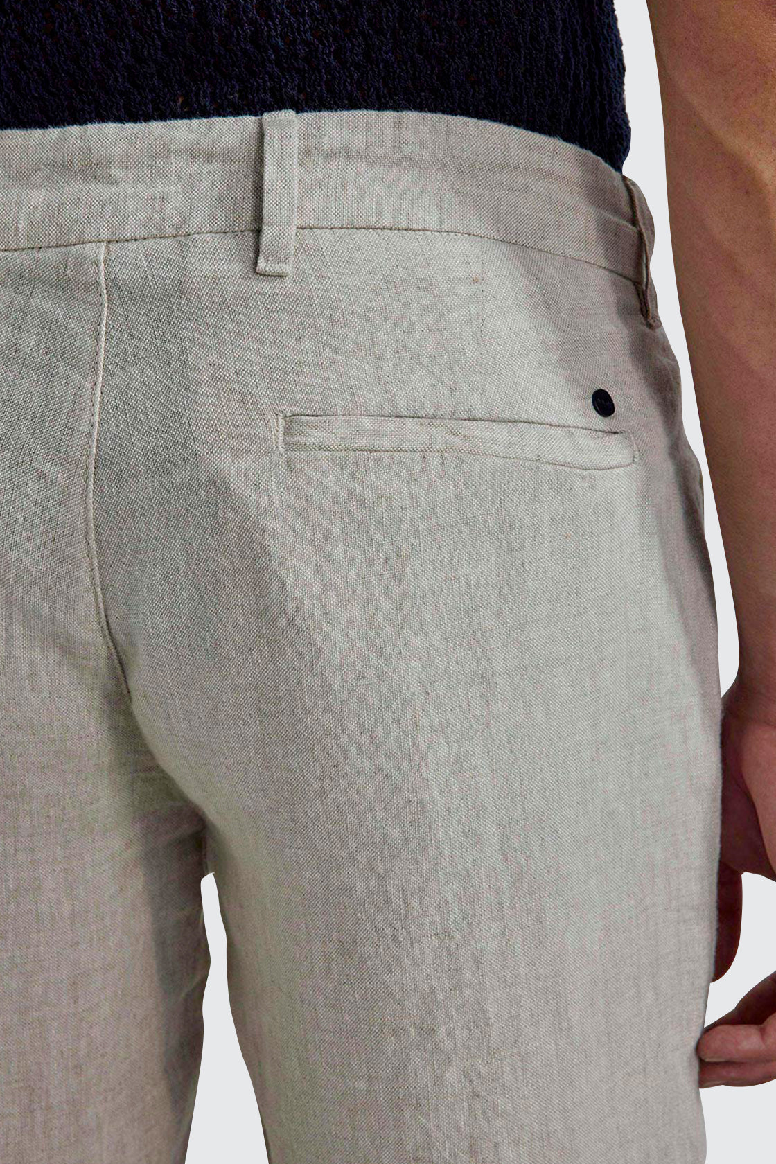 NN07 Karl Linen Chino L32 Oat