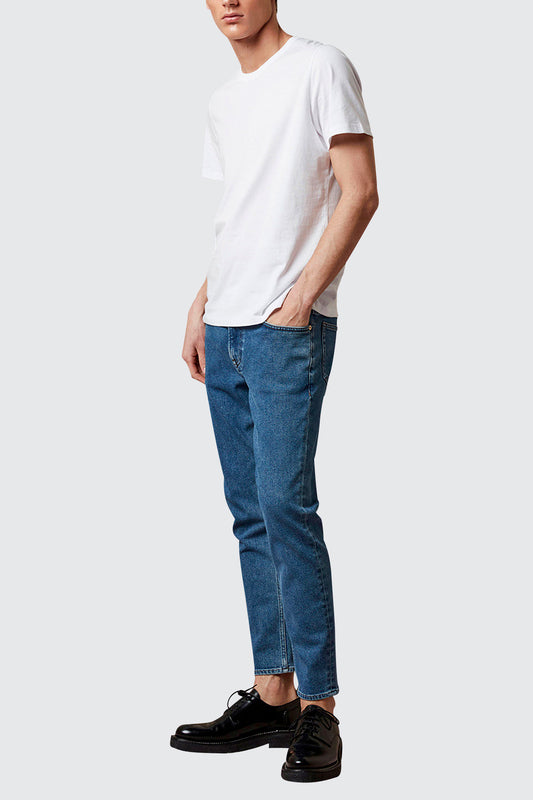 NN07 Pima Crew Neck Tee White