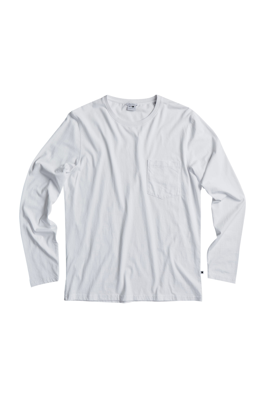 NN07 Pima Long Sleeve Tee White