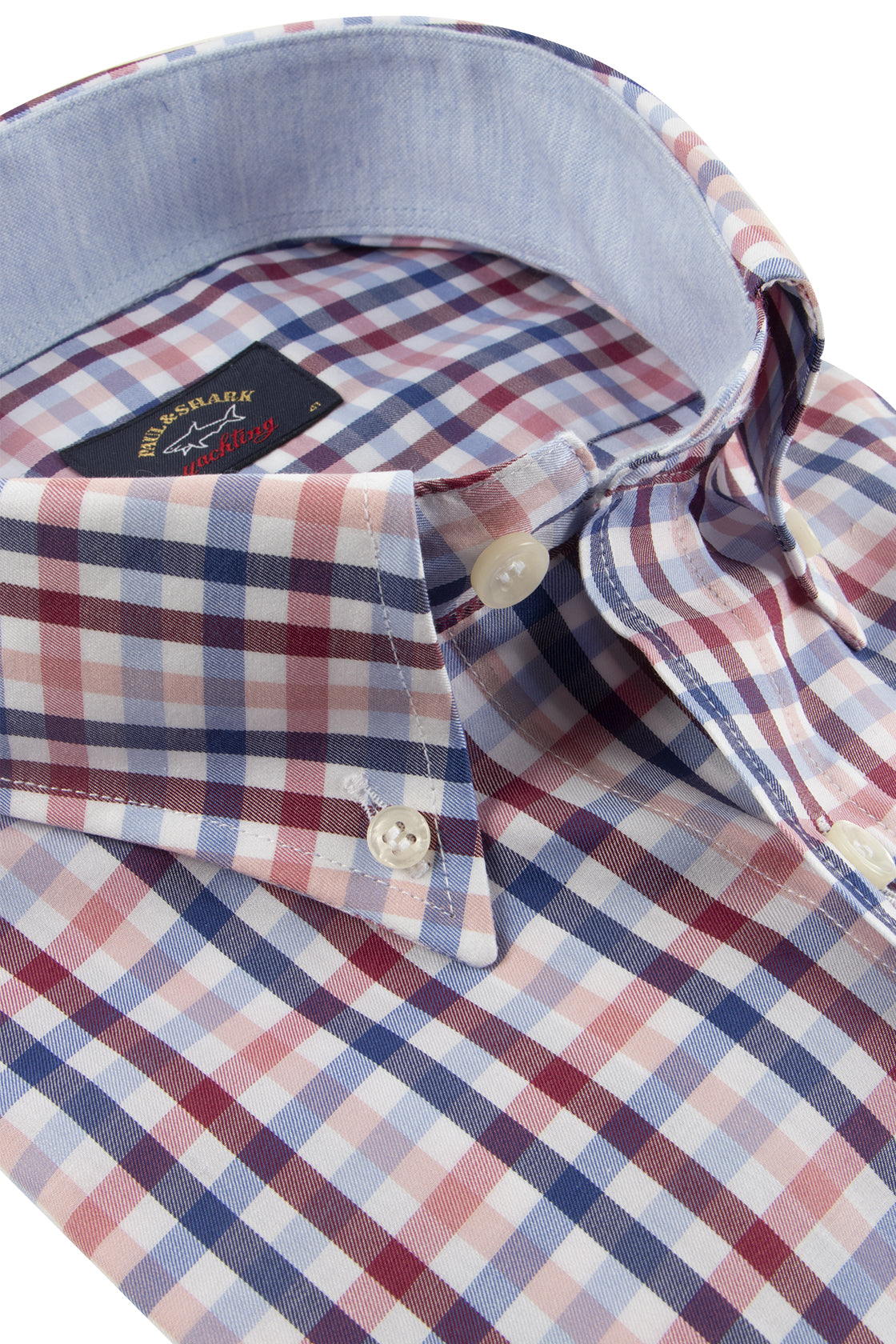 Paul & Shark Check Shirt Pink