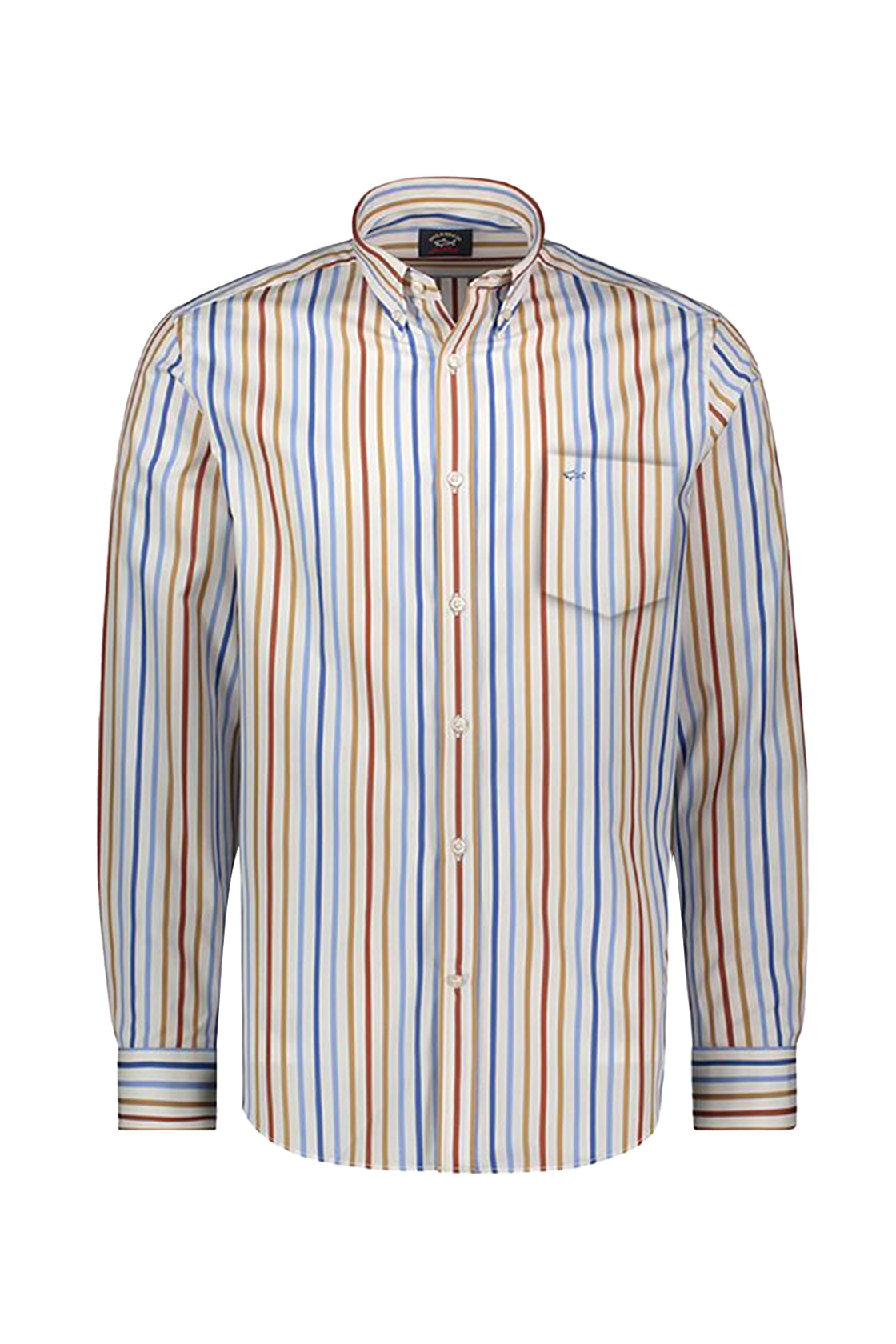 Paul & Shark Cotton Shirt with Pocket Multi