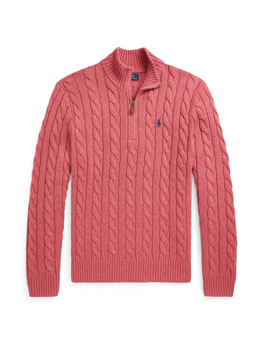 Polo Ralph Lauren 1/4 Zip Sweater Rosebud
