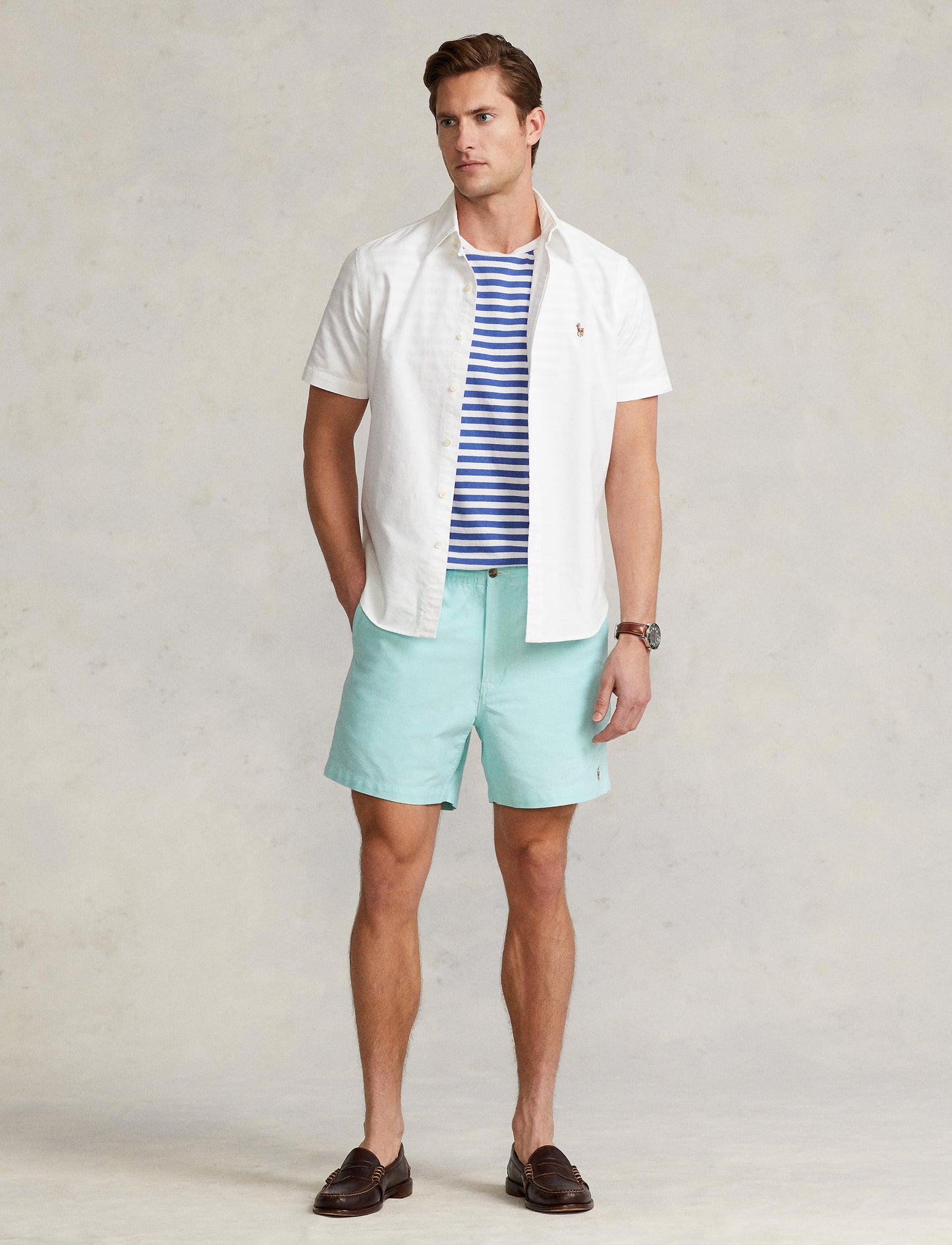 Polo Ralph Lauren Prepster Oxford Short Sunset Green