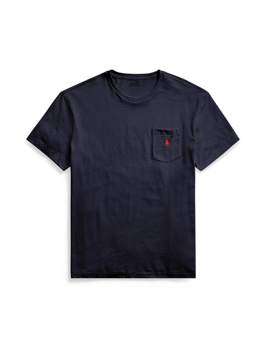 Polo Ralph Lauren Classic Fit Crew Neck Pocket Tee Ink