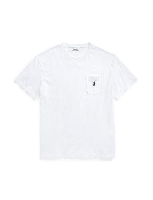 Polo Ralph Lauren Classic Fit Crew Neck Pocket Tee White