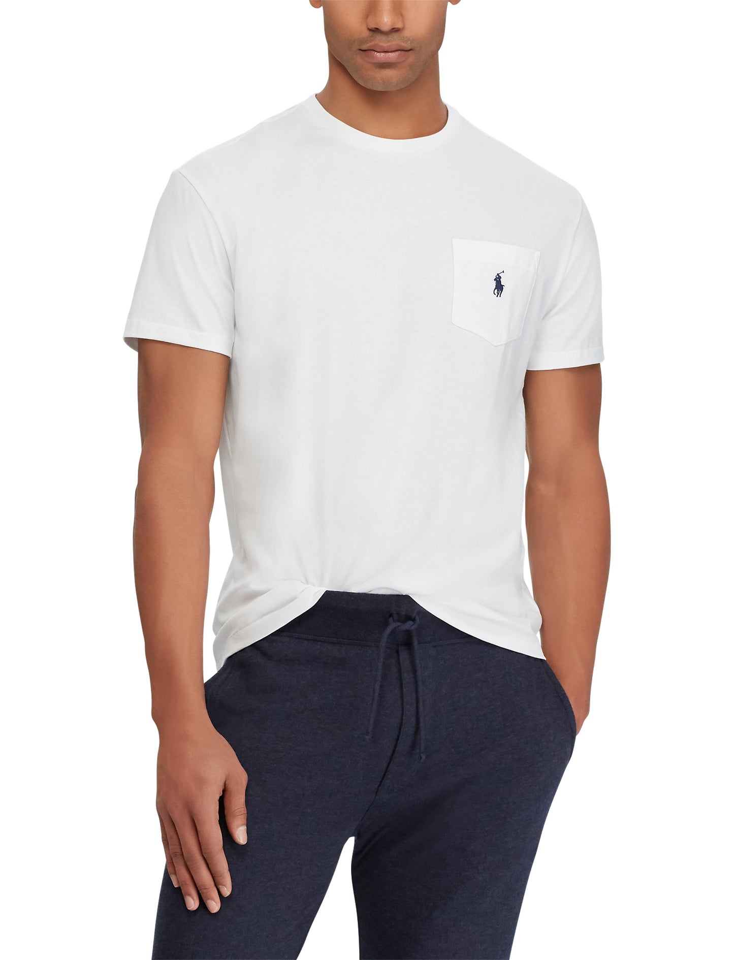 Polo Ralph Lauren Classic Fit Crew Neck Pocket Tee White