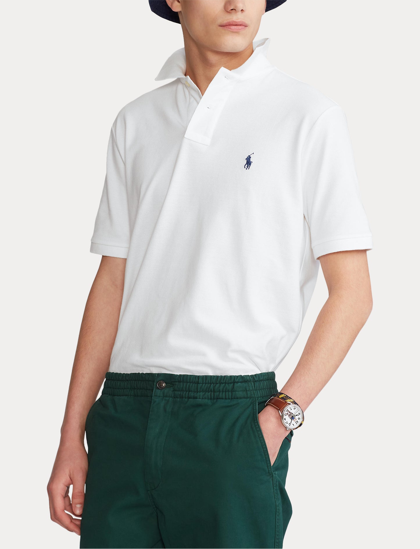 Polo Ralph Lauren Classic Fit Mesh Polo White