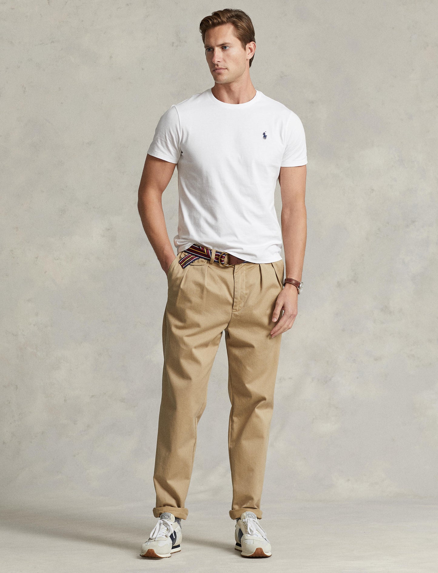 Polo Ralph Lauren Custom Slim Tee White
