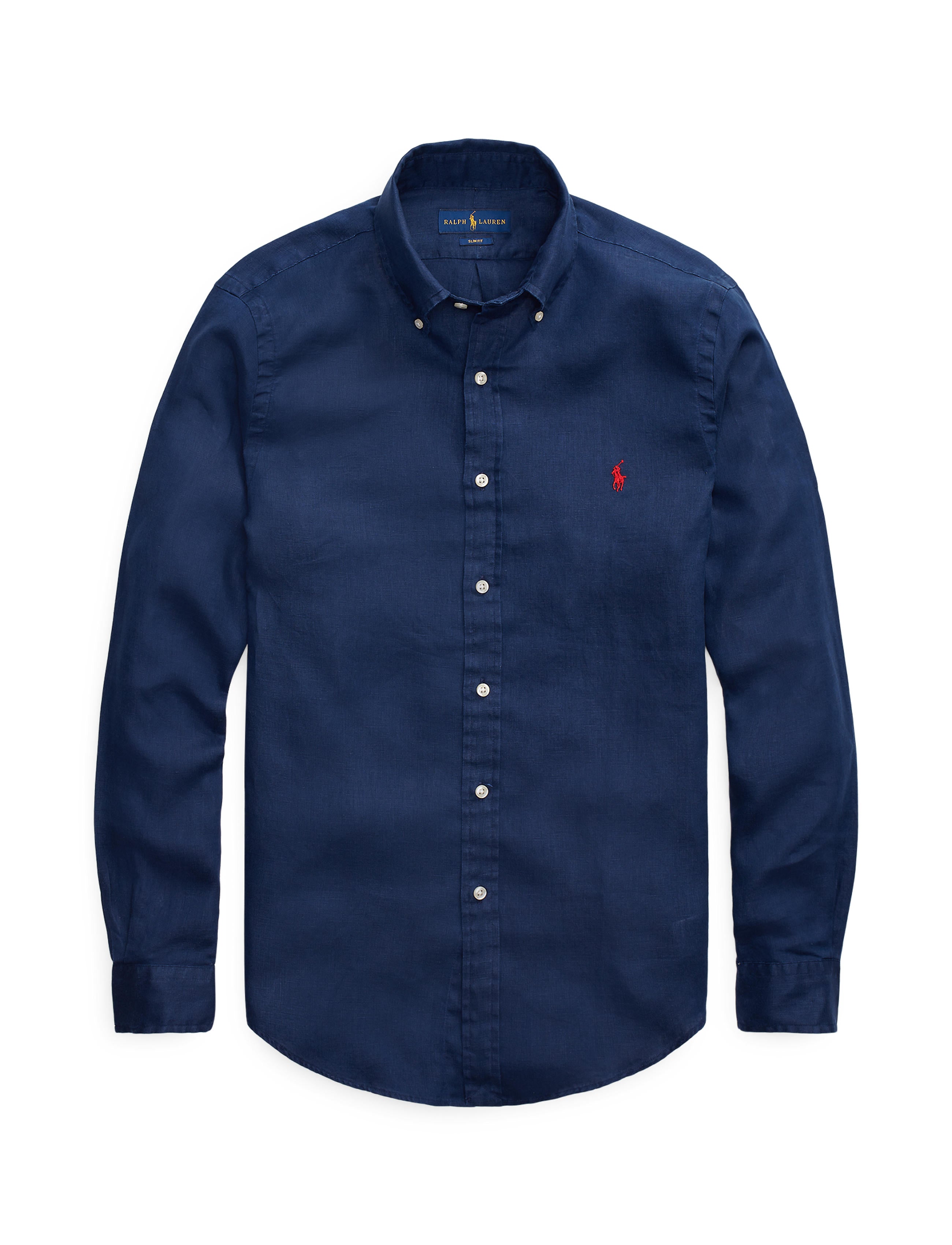 Polo slim fit linen shirt Clearance